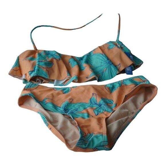 NWT Cupshe Bikini Blooming Flowers Bandeau‎ Bikini Set Sz L - Picture 8 of 14